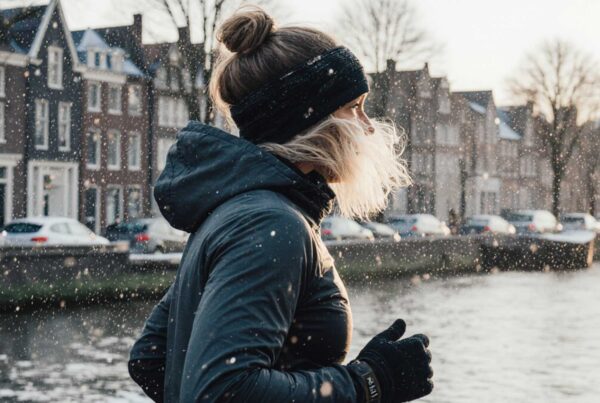 Hardloper in de winter